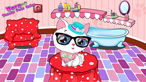 Dora's beauty pets salon free games for kids age 2+
