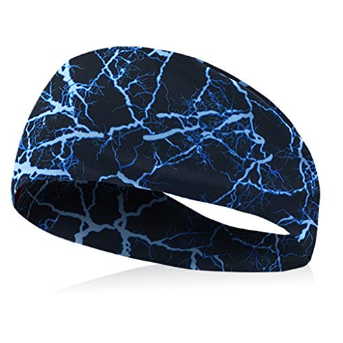 Dorical Diadema para Hombres Sweatband Deportiva para Hombre Mujer Unisex, Rendimiento Estiramiento y humectación para Correr Gym Tennis banda de sudor corriendo yoga danza gimnasia