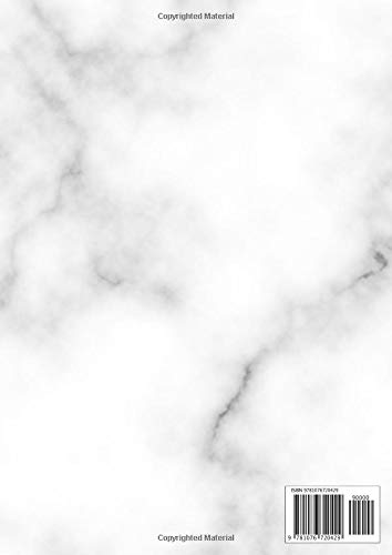 Dot Grid Journal - Quaderno Puntinato: A4 Dotted Notebook For Bullet Journaling, Lettering, Sketching Notes | Taccuino Con Pagine Puntinate | 100+  Pages | Soft Cover | Marmo Bianco