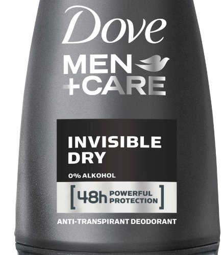 Dove - Desodorante para hombre Invisible Dry,  50 ml, paquete de 3