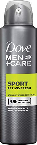 DOVE Desodorante Spray Hombres Deporte Activo 150 ml Producto Para el Cuerpo