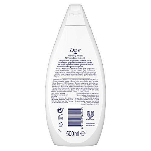 Dove, gel de ducha con lavanda y romero, 500ml