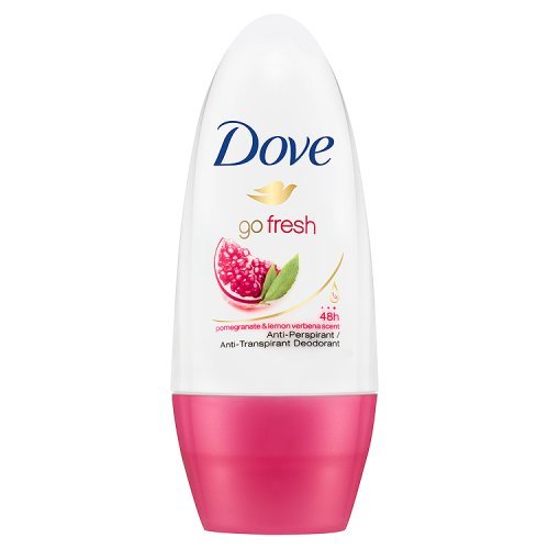 Dove Go Fresh granada Antitranspirante Desodorante Roll-On 50 ml - Envase de 6
