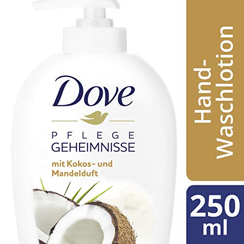 Dove pflegende Loción de lavado de manos wohltu endes Ritual con aroma de coco y almendra, 6 pack (6 x 250 ml)