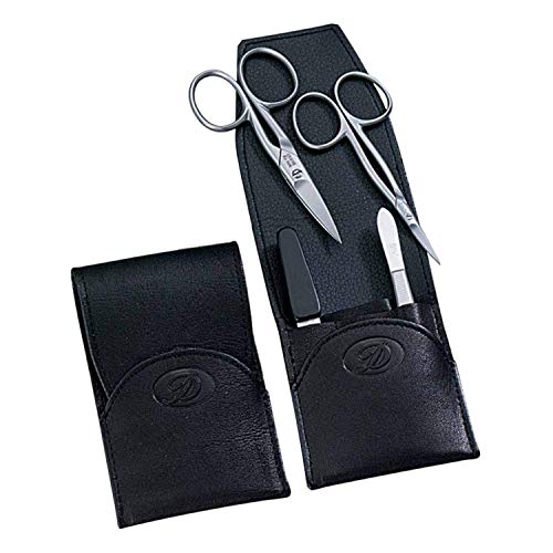 Dovo – 283.016 – Estuche de manicura – Cuero Negro
