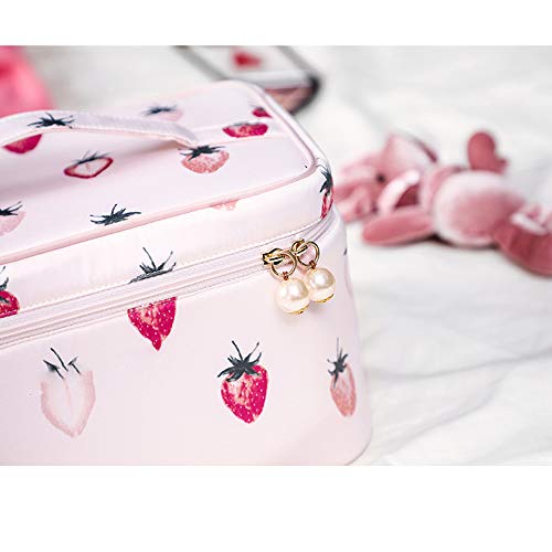 DPFXNN Bolsa de Maquillaje de Viaje, Estuche de Tren de Maquillaje portátil para Mujeres Organizador de Almacenamiento de Estuches cosméticos, para Herramientas de Maquillaje de cosméticos.