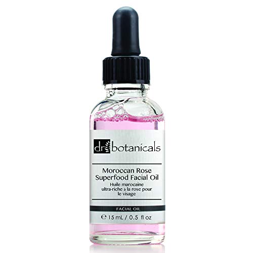 Dr Botanicals - Aceite facial de rosa marroquí superalimentario, 15 ml
