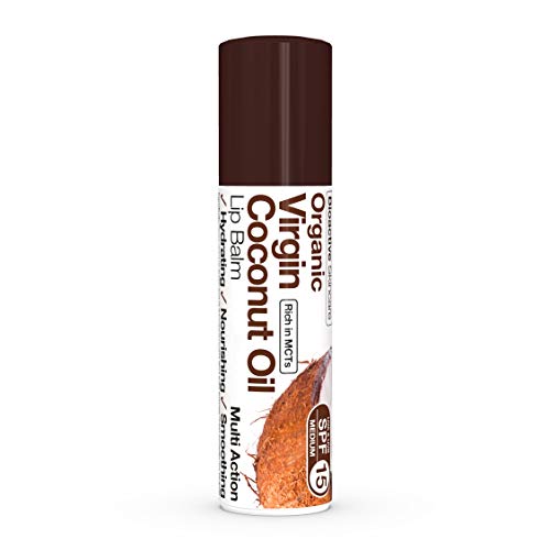 Dr Organic Bálsamo de Labios Virgin Coconut Oil, 5.7 ml, 1 unidades
