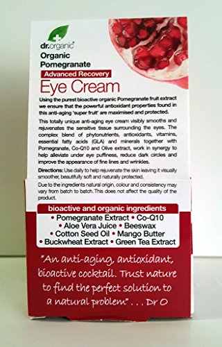 Dr. Organic, Crema para los ojos - 1 unidad