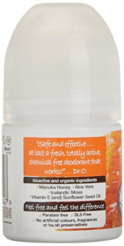 Dr. Organic Desodorante Miel De Manuka 50Ml 1 Unidad 500 g