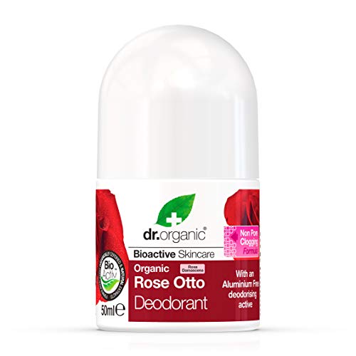 Dr. Organic Desodorante Rosa De Damasco 50 ml, 1 Unidad 300 g