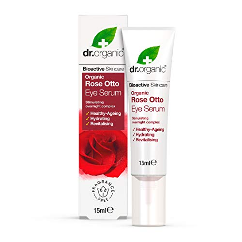 Dr. Organic Serum Contorno De Ojos Rosa De Damasco 15Ml. 1 Unidad 300 g