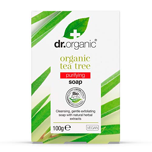 Dr Organic- Tea Tree Jabón 100 gr