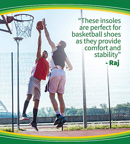 Dr. Scholl's Athletic Series - Plantillas deportivas para hombre, 1 par, talla 8-14