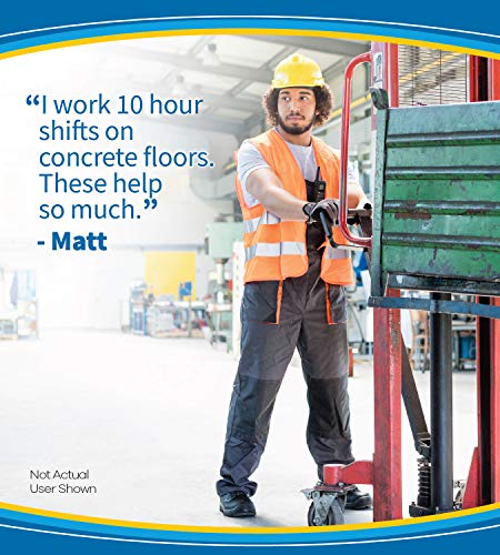 Dr. Scholl's Comfort and Energy plantillas de trabajo para hombre, 1 par, tamaño 8-14