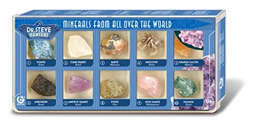 Dr. Steve Hunters ed501 K – Minerals from All Over The World, 10 minerales