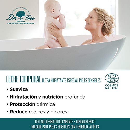 Dr. Tree Champú Dermoprotector - Refuerza el Microbioma de tu Piel | Cabello Sensible | ECO | 99% Ingred. Origen Natural | Sin Sulfatos ni Parabenos | + Fuerza y Brillo | Acción Hidratante - 300ml
