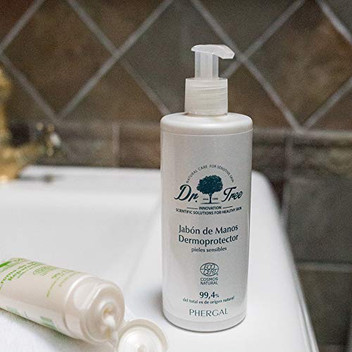 Dr. Tree Jabón de Manos Dermoprotector - Respeta y Restaura la Barrera Cutánea de tu Piel | Hipoalergénico, Higienizante y Ecológico | 99% Ingredientes Naturales - 300ml