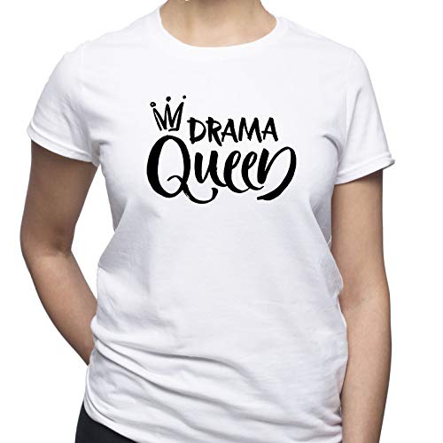Drama Queen 3 Camiseta para Mujer Blanco XL