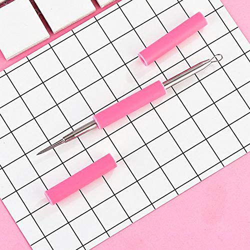 Drametree Aguja de acné de Acero Inoxidable Recoger Acné Pin Negro Acné Doble Aguja de acné Belleza Herramientas de Belleza Profesional sin riesgos Hecho de Acero quirúrgico de Grado dermatológico