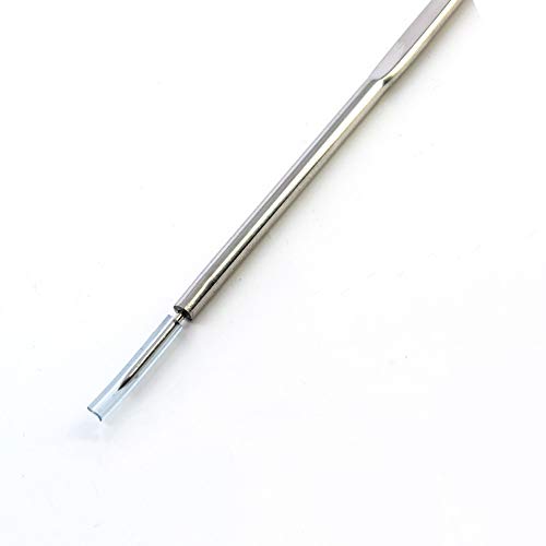 Drametree Beauty Needle Acne Needle Pin Negro Acne Acne Aguja Acero Inoxidable Salud y Seguridad Herramientas de Belleza Herramienta de eliminación Ideal de Acero quirúrgico de Grado dermatólogo