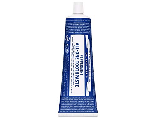 Dr.Bronner's TPPE05-EU pasta dentífrica 140 g - Pasta dentífrica (140 g, Adulto, Líquido, Glycerin*, Aqua, Silica, Hydrated Silica, Calcium Carbonate, Xanthan Gum, Sodium Bicarbonate, 140 g)