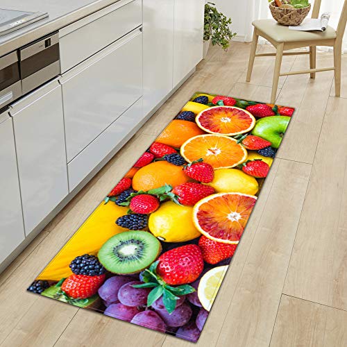 DREAMING-Cocina 3D Patrón Alfombra De Piso Sofá Armario Zapatero Alfombra De Piso Alfombra De Puerta Alfombra De Baño Alfombra Antideslizante 60 * 180cm