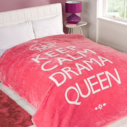 Dreamscene – Drama Queen Manta, Rosa, King, 200 x 240 cm