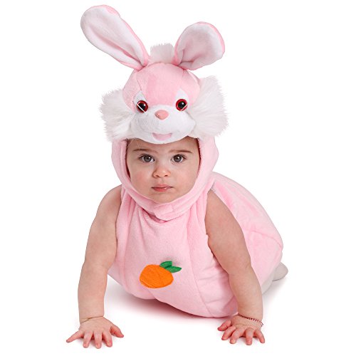 Dress Up America- Rosa Conejo Halloween Disfraz Infantil Animal para bebé, Color, talla 6-12 meses (peso: 7-9,5 kg, altura: 61-71 cm) (869-6-12)