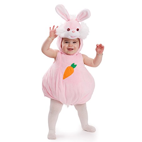 Dress Up America- Rosa Conejo Halloween Disfraz Infantil Animal para bebé, Color, talla 6-12 meses (peso: 7-9,5 kg, altura: 61-71 cm) (869-6-12)