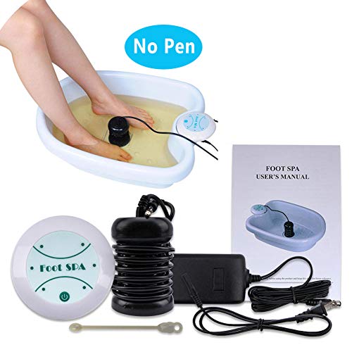 Dr.Lefran Máquina de baño de pies de desintoxicación iónica, Máquina Profesional de desintoxicación de pies Limpieza de células, Máquina de desintoxicación iónica Hombres Mujeres, SIN macetas