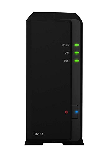 DS118 NAS Compacto Ethernet Negro Servidor de Almacenamiento