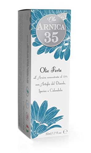 Dulàc - Aceite fuerte para masajes a base de Árnica concentrada al 35% - 50 ml - Ideal para masajes - 100% natural - 100% Made in Italy - Arnica 35