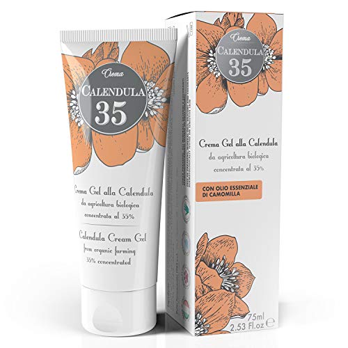 Dulàc - Crema de caléndula concentrada al 35% - 75 ml - Nutre, hidrata y protege la piel - Para el cambio de pañal - 100% Made in Italy - Calendula 35