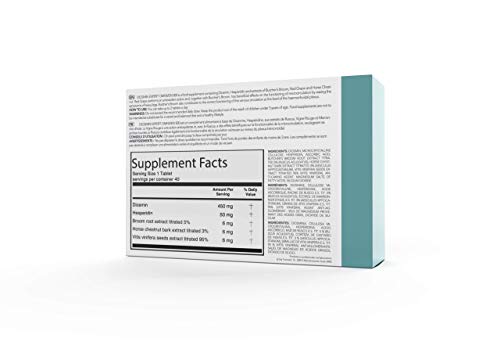 Dulàc - Omniven 500-40 CPR - Diosmina(450 mg), Hesperidina(50 mg), Vid roja, Ruscus, Castaño de Indias - Hemorroides y Microcirculación - Diosmin Expert