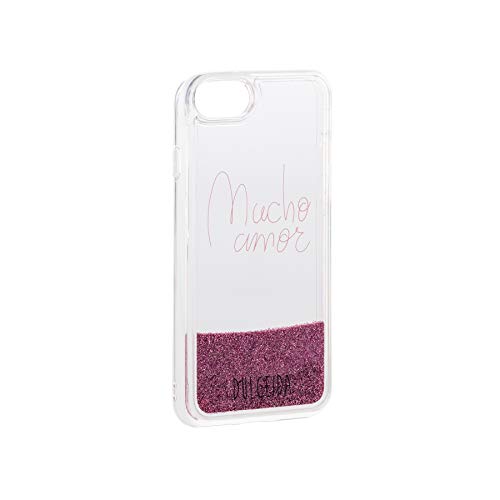 Dulceida Glitter - Carcasa para Apple iPhone 6/7/8, Color Rosa