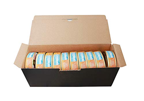 Dumon - 24 Unidades de 160 gr de Conservas de Salmon Noruego Fresco Gourmet Premium listo para comer. Pescado enlatado Sin huesos y Sin Piel. Abre fácil. Rico en proteínas, OMEGA 3, sin gluten.