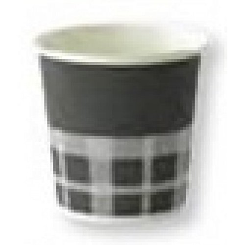 Duni 170740 - Taza, papel, 12 cl, jarra de café, color negro y blanco (paquete de 1620)
