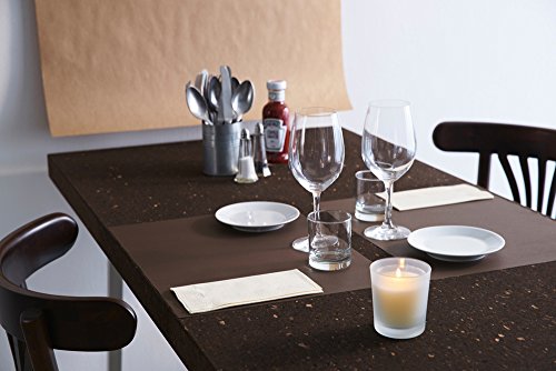 Duni 178999 de papel Tejido servilletas, 40 cm x 40 cm, marrón (1250 unidades)