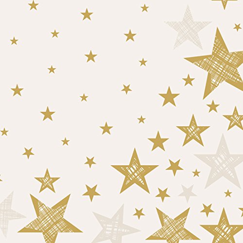 Duni servilletas Shining Star Cream 33 x 33 cm, 20 unidades