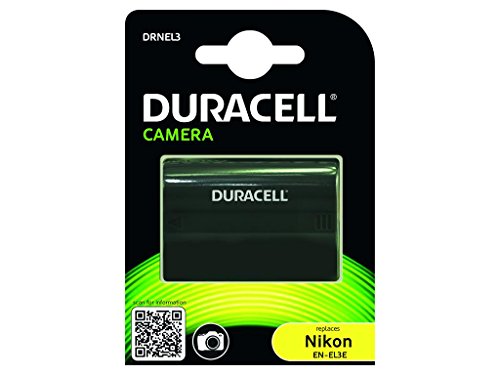 Duracell DRNEL3 - Batería para cámara digital 7.4 V, 1400 mAh (reemplaza batería original de Nikon EN-EL3/a/e)