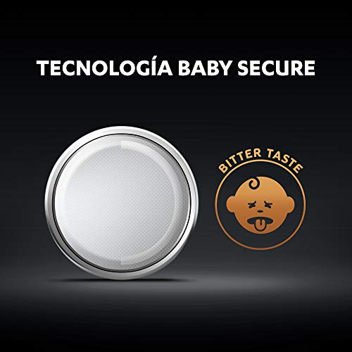 Duracell Pilas de botón de litio 2025 de 3 V, paquete de 2, con Tecnología Baby Secure, para uso en llaves con sensor magnético, básculas, elementos vestibles, dispositivos médicos DL2025/CR2025