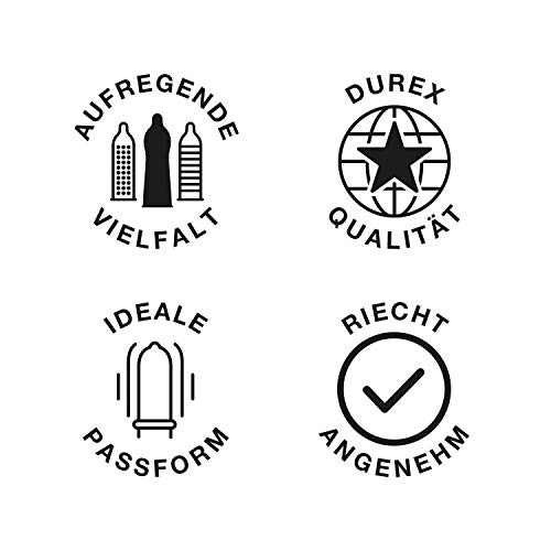 Durex Assortiment de Préservatifs Fun Explosion - Boîte élégante - 40 Pièces