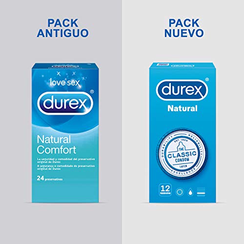 Durex Preservativos Originales Natural Plus - 12 condones