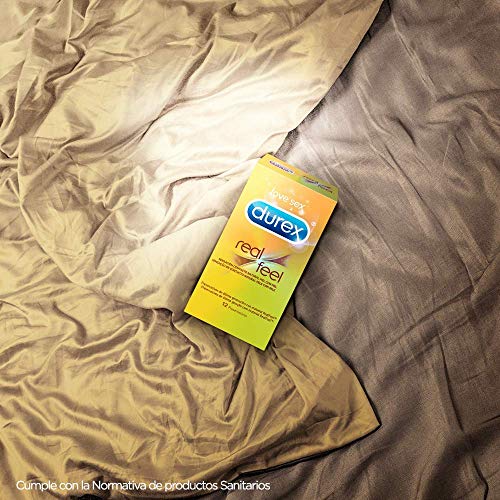 Durex Preservativos Real Feel Sensacion Contacto Natural 24 Condones
