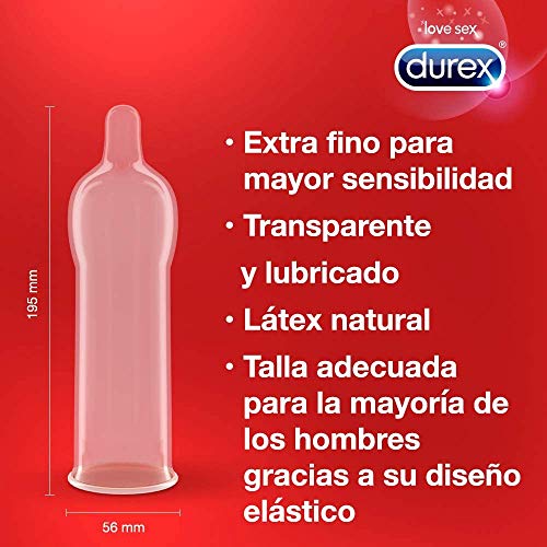 Durex Preservativos Ultrafinos Sensitivo Suave - 48 condones