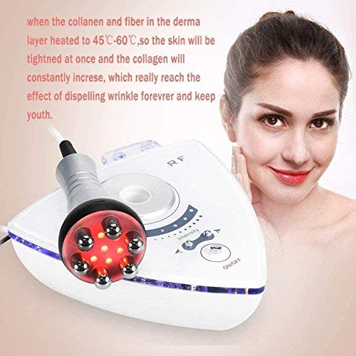 DXDUI Máquina de Tratamiento de Calor Bipolar Herramienta de la Belleza de Alta frecuencia para el rejuvenecimiento de la Piel, para Eliminar el acné y Las Arrugas, Promover la regeneración del.