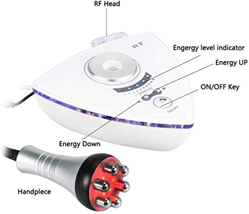 DXDUI Máquina de Tratamiento de Calor Bipolar Herramienta de la Belleza de Alta frecuencia para el rejuvenecimiento de la Piel, para Eliminar el acné y Las Arrugas, Promover la regeneración del.