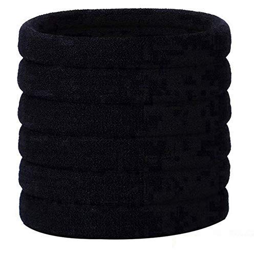 Ealicere Goma de Pelo, 30 Piezas Banda de Pelo Elástica de Negro para Peinados de Mujeres y Chicas por Ealicere