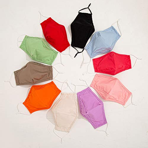 Earleye0 Adulta Protectora Transpirables con Elástico para Los Oídos Reutilizable y Lavable Filtro al Aire Libre 5/10 unidades